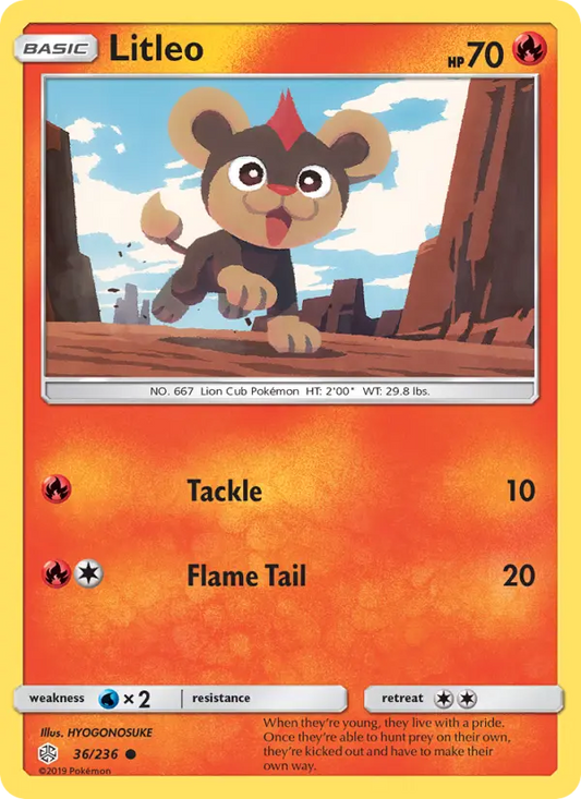 Litleo 36 Cosmic Eclipse Pokesingles