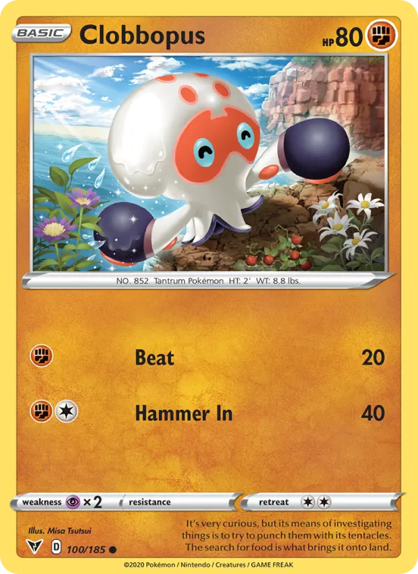 Clobbopus 100 Vivid Voltage Pokesingles