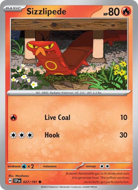 Sizzlipede 27 Surging Sparks Pokesingles