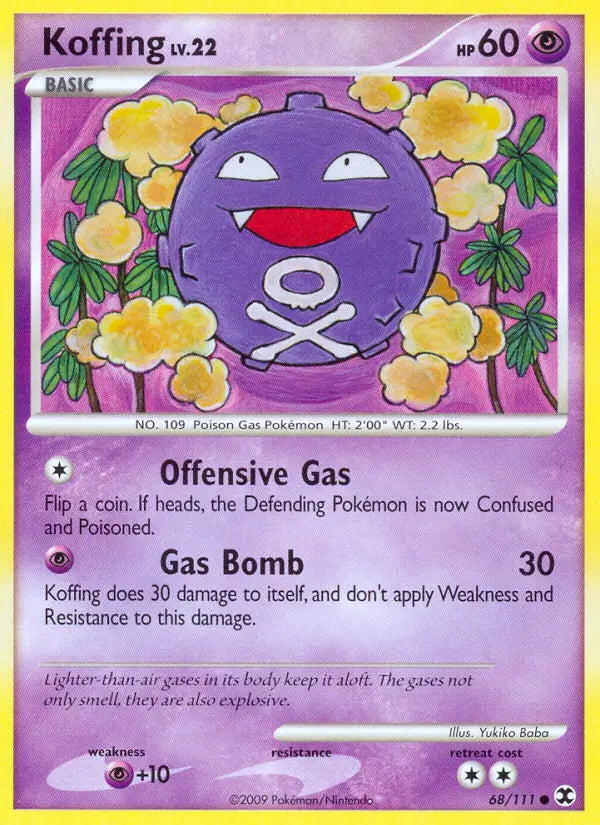Koffing 68 Rising Rivals Pokesingles