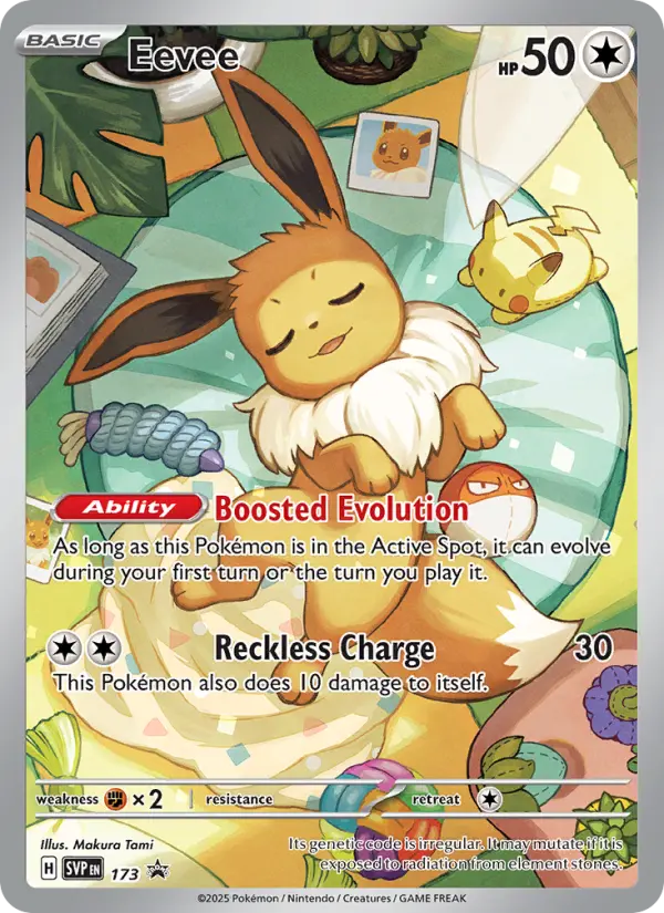 Eevee 173 SVP Black Star Promos Pokesingles