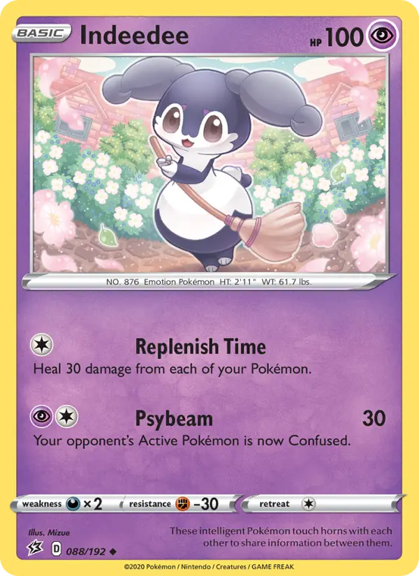 Indeedee 88 Rebel Clash Pokesingles