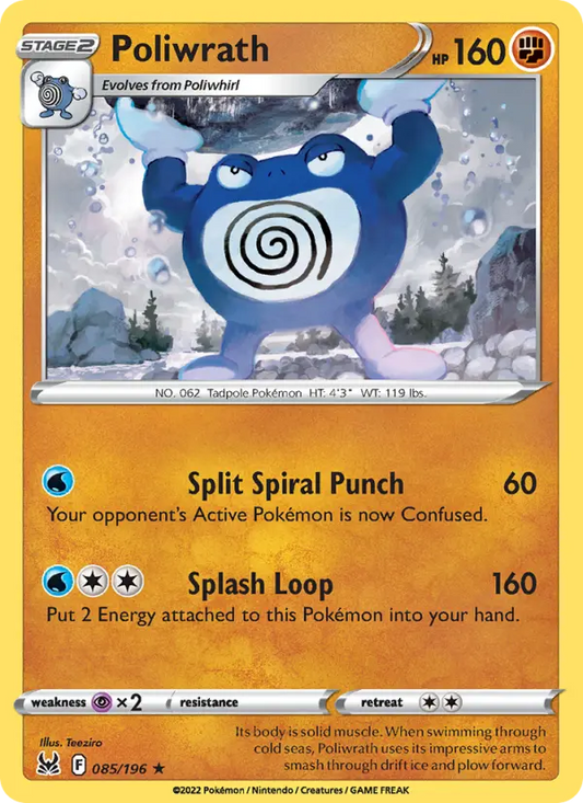 Poliwrath 85 Lost Origin Pokesingles