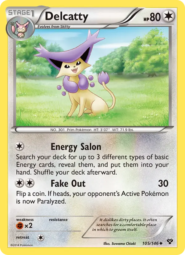 Delcatty 105 XY Pokesingles