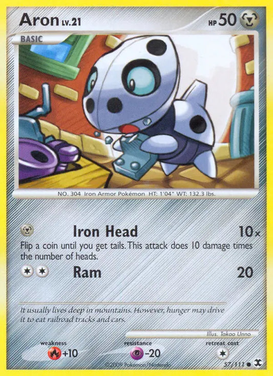 Aron 57 Rising Rivals Pokesingles