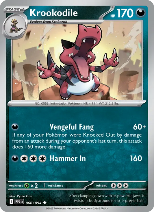 Krookodile 66 Phantasmal Flames Pokesingles