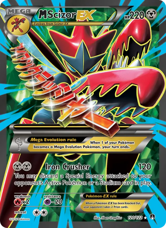 M Scizor EX 120 BREAKpoint Pokesingles