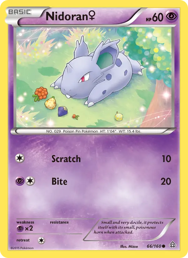 Nidoran♀ 66 Primal Clash Pokesingles