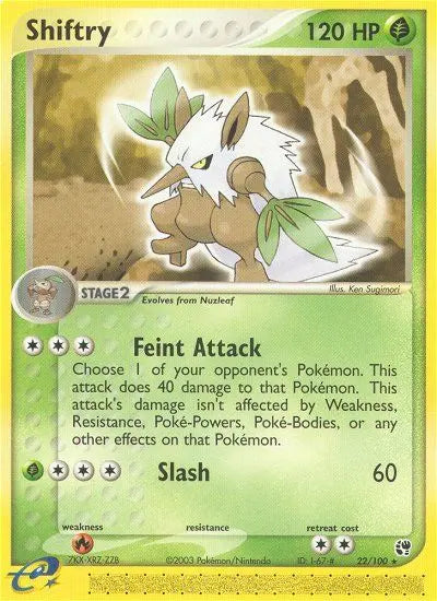 Shiftry 22 Sandstorm Pokesingles