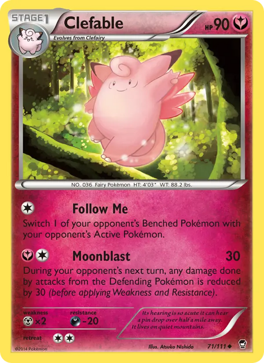 Clefable 71 Furious Fists Pokesingles