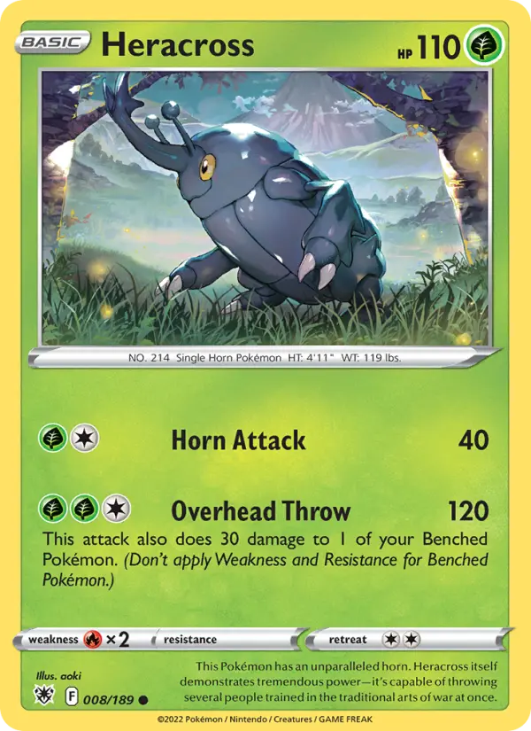 Heracross 8 Astral Radiance Pokesingles