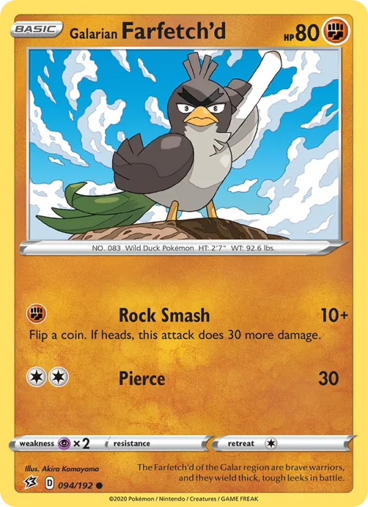 Galarian Farfetch'd 94 Rebel Clash Pokesingles