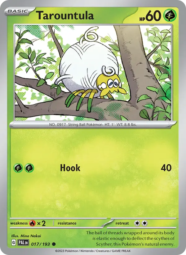 Tarountula 17 Paldea Evolved Pokesingles