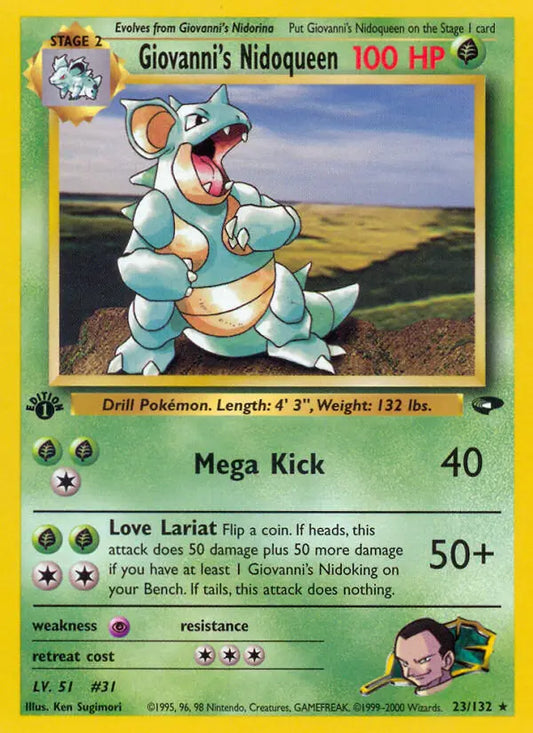 Giovanni's Nidoqueen 23 Gym Challenge Pokesingles
