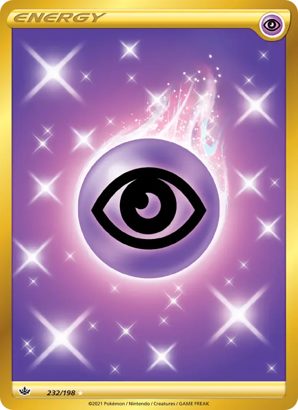 Psychic Energy 232 Chilling Reign Pokesingles