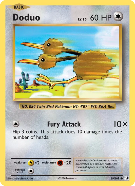 Doduo 69 Evolutions Pokesingles