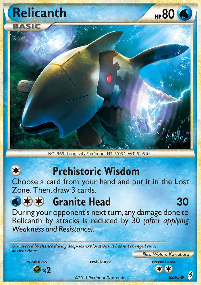 Relicanth 69 Call of Legends Pokesingles