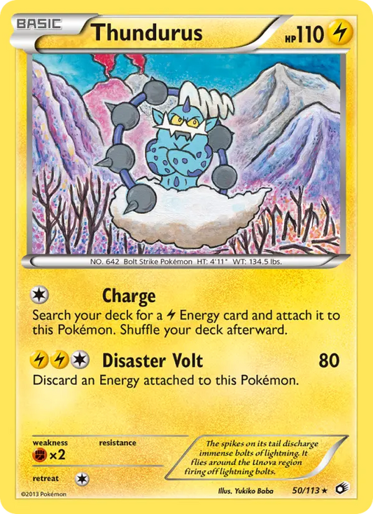 Thundurus 50 Legendary Treasures Pokesingles
