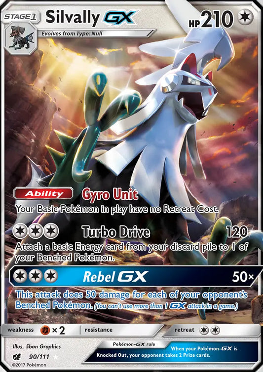Silvally GX 90 Crimson Invasion Pokesingles