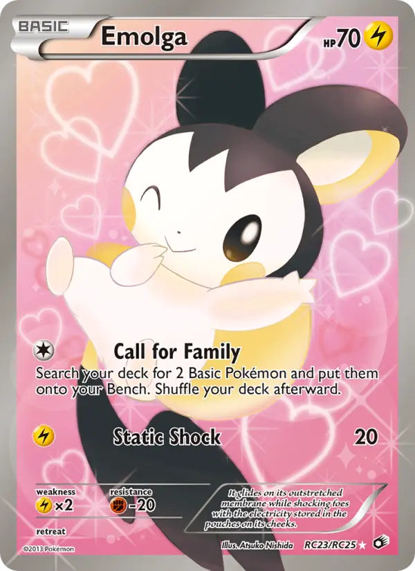 Emolga RC23 Legendary Treasures Pokesingles