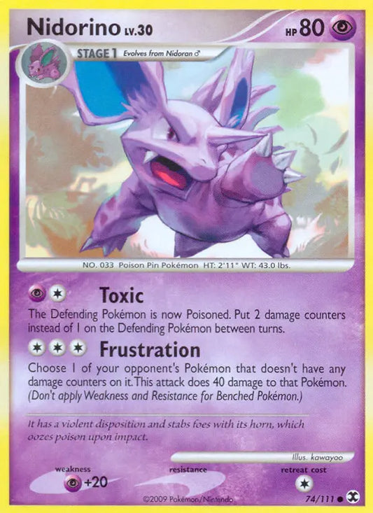 Nidorino 74 Rising Rivals Pokesingles