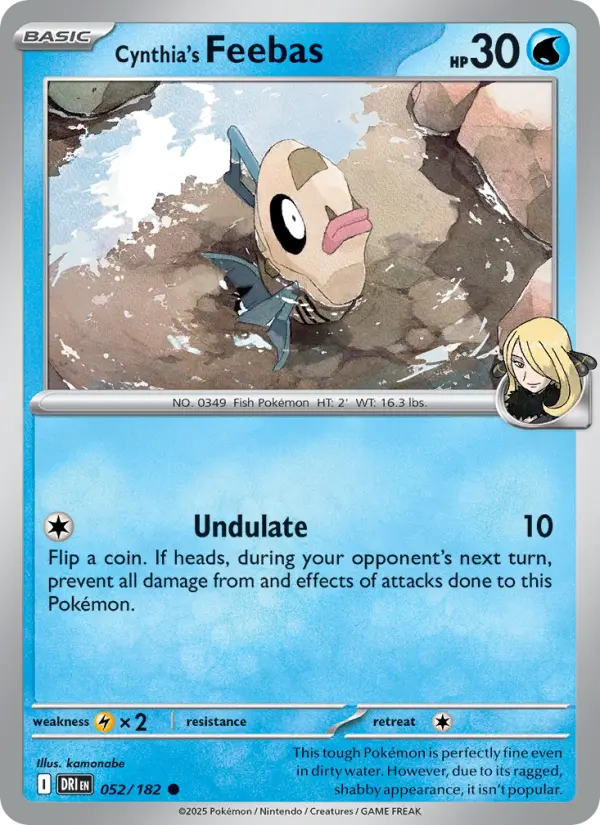 Cynthia's Feebas 52 Destined Rivals Pokesingles