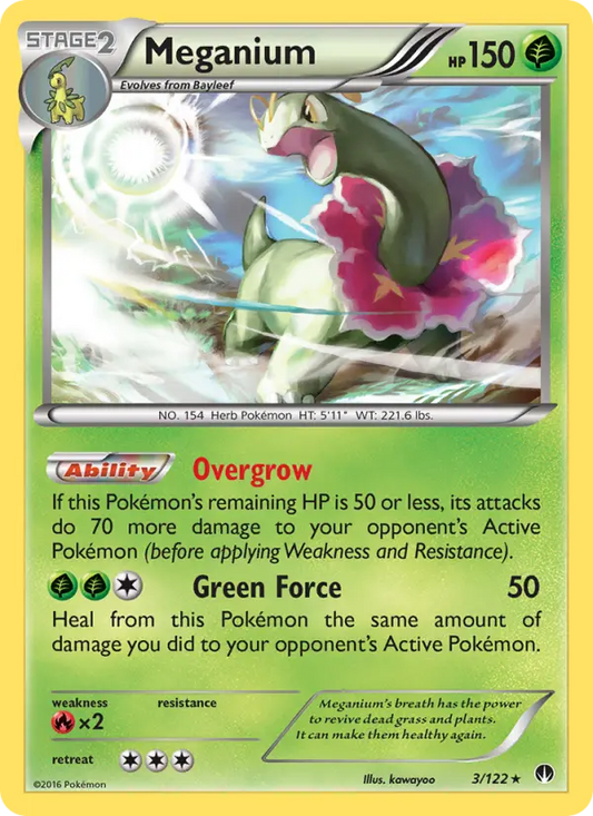 Meganium 3 BREAKpoint Pokesingles