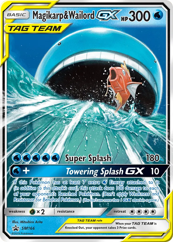 Magikarp & Wailord GX SM166 SM Black Star Promos Pokesingles