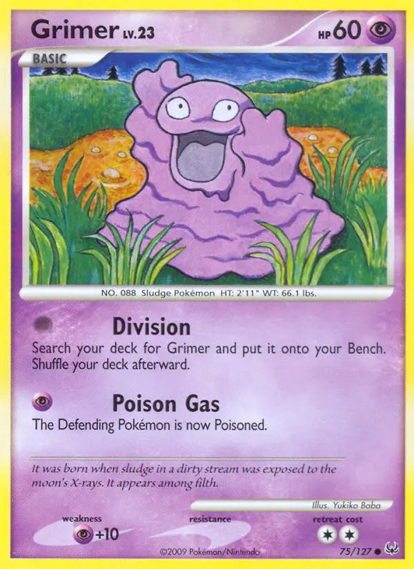 Grimer 75 Platinum Pokesingles