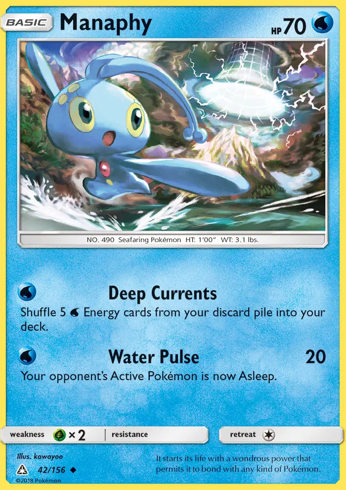 Manaphy 42 Ultra Prism Pokesingles