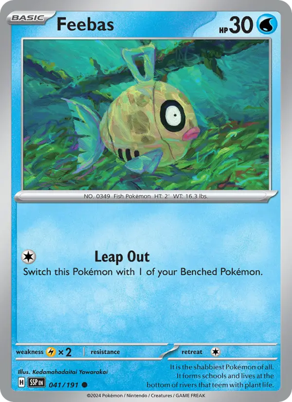 Feebas 41 Surging Sparks Pokesingles