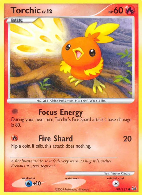 Torchic 99 Platinum Pokesingles