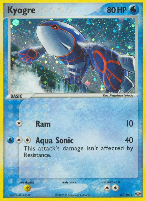 Kyogre 6 Emerald Pokesingles