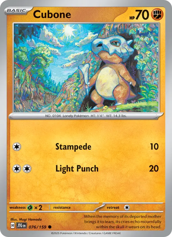 Cubone 76 Journey Together Pokesingles