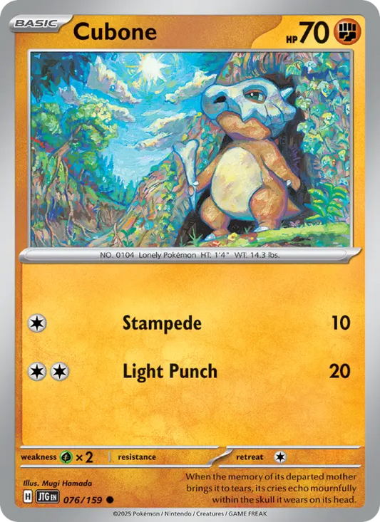 Cubone 76 Journey Together Pokesingles