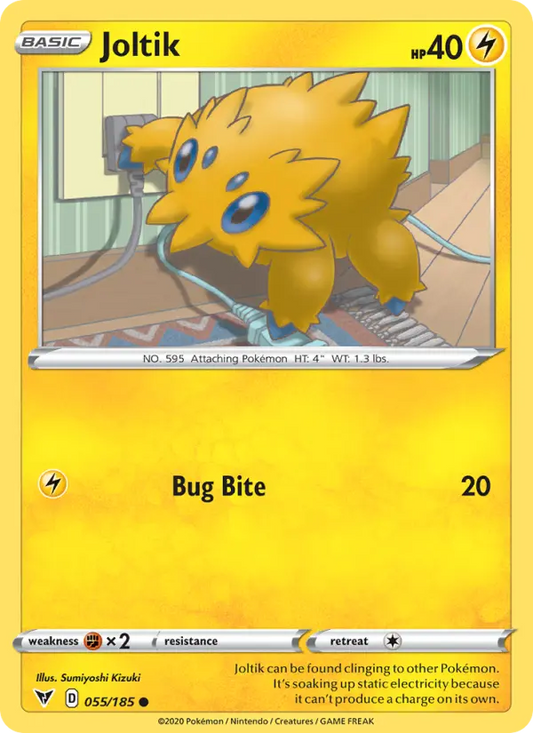 Joltik 55 Vivid Voltage Pokesingles