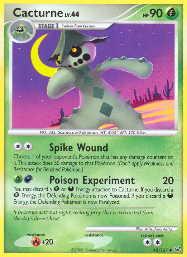 Cacturne 42 Platinum Pokesingles