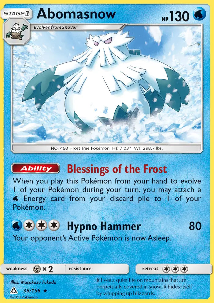 Abomasnow 38 Ultra Prism Pokesingles