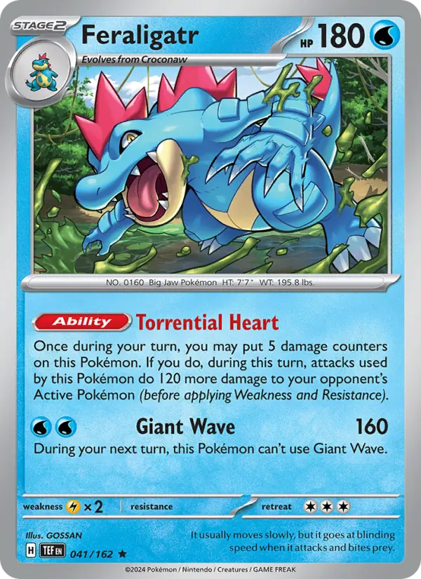 Feraligatr 41 Temporal Forces Pokesingles