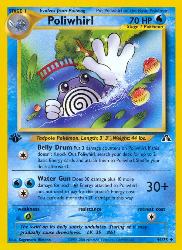 Poliwhirl 44 Neo Discovery Pokesingles