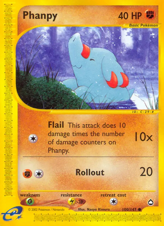 Phanpy 100 Aquapolis Pokesingles