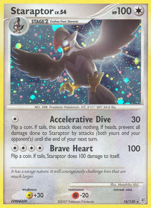 Staraptor 16 Diamond & Pearl Pokesingles