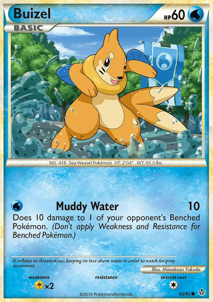 Buizel 45 Unleashed Pokesingles