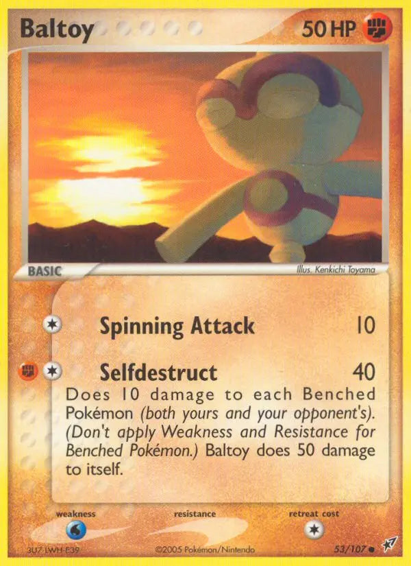 Baltoy 53 Deoxys Pokesingles