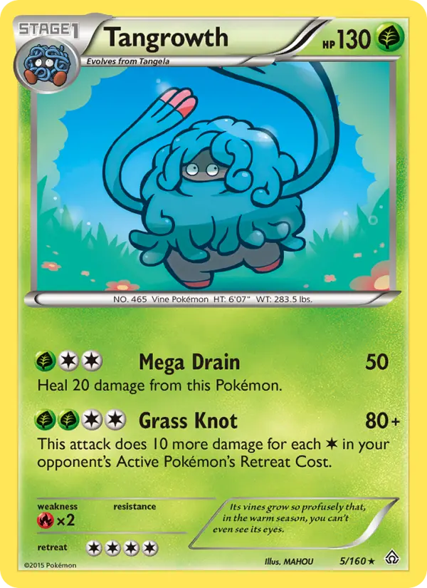 Tangrowth 5 Primal Clash Pokesingles