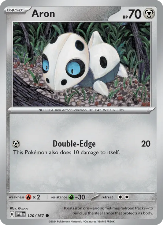 Aron 120 Twilight Masquerade Pokesingles