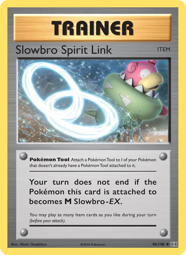 Slowbro Spirit Link 86 Evolutions Pokesingles