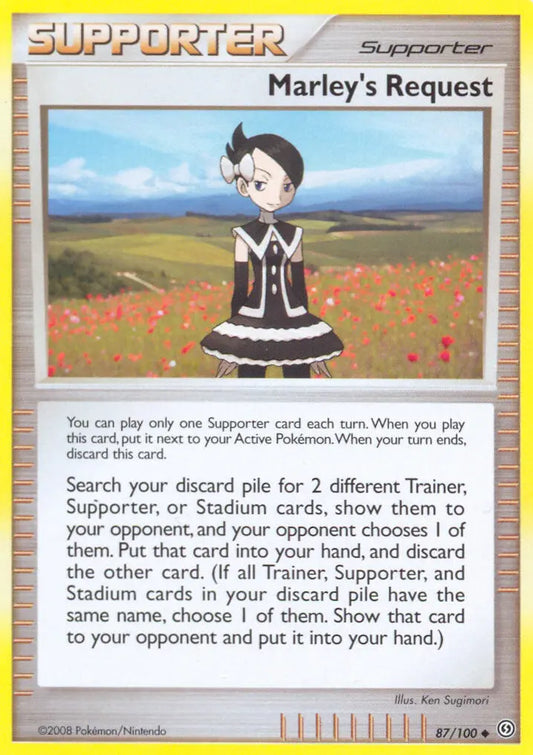 Marley's Request 87 Stormfront Pokesingles