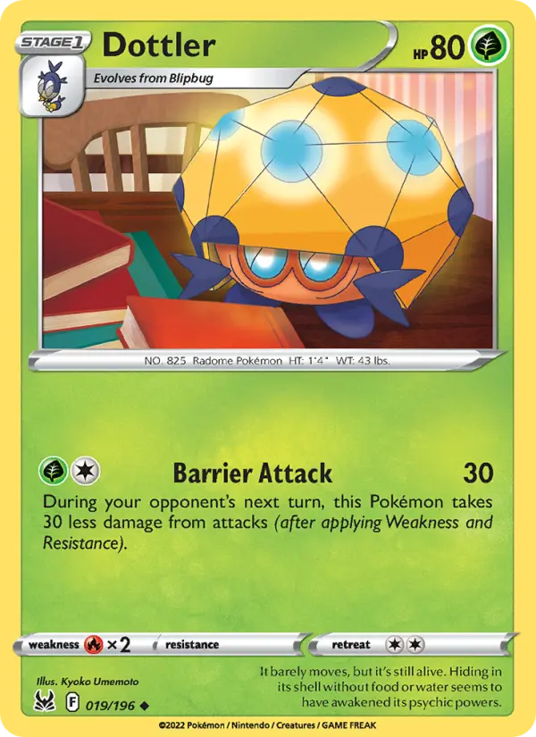 Dottler 19 Lost Origin Pokesingles