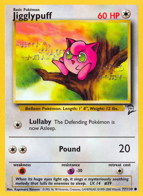 Jigglypuff 77 Base Set 2 Pokesingles